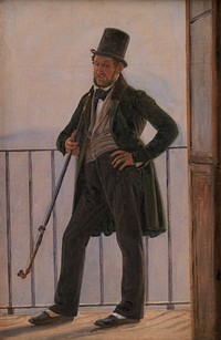 The painter Albert Küchler by Constantin Hansen