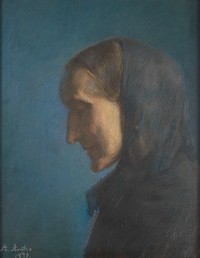 Ane Hedvig Brøndum, the Artist's Mother by Anna Ancher