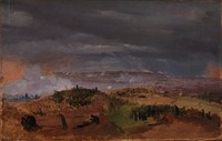 The Battle of Isted on 25 July 1850. Study by Jørgen Valentin Sonne