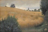 A Rye Field near Svanninge by Fritz Syberg