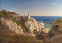 the mountain Moens Klint by Louis Gurlitt