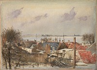 View from Roskilde towards the Fiord by L. A. Ring