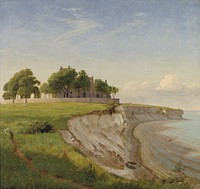 Højerup Church on Stevns Klint by P. C. Skovgaard