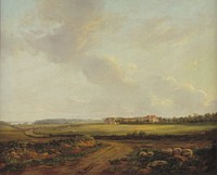 View towards Engelholm by Præstø by Johan Christian Claussen Dahl