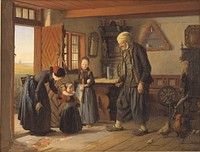 The visit to grandfather by Julius Exner