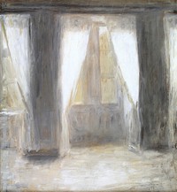 The living room on Frederiksberg Allé by Vilhelm Hammershøi