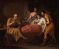 Alexander the Great on his Sickbed by C.W. Eckersberg