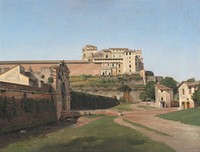 Porta Angelica and Part of the Vatican by C.W. Eckersberg