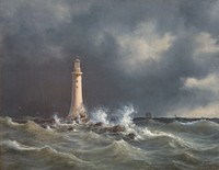 Eddystone Lighthouse by Anton Melbye