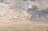 Study of Clouds over the Sound by C.W. Eckersberg