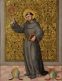 Saint Bernardino of Siena by Miguel Esteve