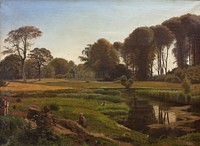 A summer day.Motif from Horneland near Fåborg by Vilhelm Kyhn