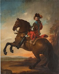 Frederik V on Horseback by C. G. Pilo