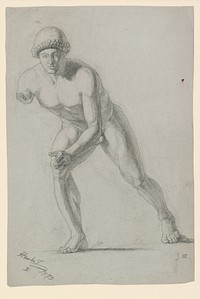 Study of an antique figure