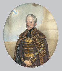 Portrait of a nobleman with a sword
