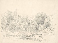 Study of houses in landscape
