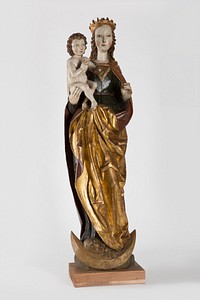 Madonna with jesus on the crescent from krížová ves