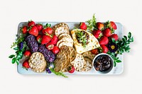 Cheese platter,  food isolated design