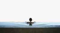 Swimming woman HD wallpaper, travel background