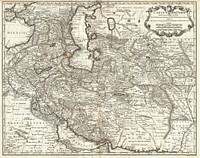 A fine first edition example of Guillaume De L’Isle’s important 1724 map of Persia. Covers from the Crimea and the Sea of Azov south to the Persian Gulf and the Straight of Ormuz and east as far as Kashmir (Cachmir) and Kabul (Caboul). This map includes modern day Iran, Iraq, Afghanistan, Kuwait, Uzbekistan, Turkmenistan, Tajikistan, Georgia, Armenia, and Azerbaijan, with adjacent parts of Russia, Pakistan, Turkey, Ukraine, and Kazakhstan, and Arabia. Cartographically De L’Isle’s mapping of Persia marks a significant advance in European cartographic knowledge of the region. This map benefits considerably from Russian cartographic surveys and other sources no doubt smuggled to Guillaume De L’Isle by his brother Nicholas de L’Isle, who held a cartographic position with the Russian Academy of Sciences. The extent to which Russian data influenced this map is nowhere more evident than in De L’Isle’s remarkable rendering of the Caspian Sea – one of the first accurate maps of the great lake to follow Van Verden’s historic survey of 1721. Russian cartographic information is also apparent with regard to place names, such as the Russian name for the Aral Sea (Glouchoiye). It is equally likely that De L’Isle drew on Russian sources for his mapping of the Silk Route centers of Bukhara, Samarkand, and Ferghana, which were known stopping points for Russian trade envoys to China. For the remainder of Persia De L’Isle most likely updated Persian and Arabic cartographic information with reports from Georgian and Armenian traders and mercenaries active throughout Persia. It may be through these sources that De L’Isle was able to add considerable geographic information regarding trade routes and place names in central Persia. These include such significant advances as the identification of Terheran (Tiheran), the current capital of Iran, which is notable absent it earlier European maps of Persia. This map was drawn by Guillaume De L’Isle and engraved by P. Starckman. It issued independently as well as included in a number of composite atlases including De L’Isle’s 1731 Atlas de Geographie . A number of reissues by Buache, Covens & Mortier, and others followed.