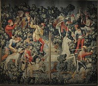 The Unicorn is Attacked, one of the series of seven tapestries The Hunt of the Unicorn.