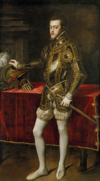Portrait of Philip II by Titian