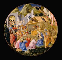 Adoration of the Magi (1492) by Fra Angelico and Fra Filippo Lippi.