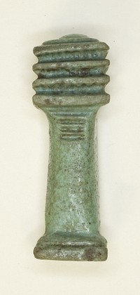 Amulet of a Djed Pillar by Ancient Egyptian
