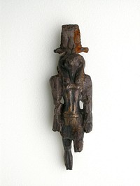 Statuette of the God Horus by Ancient Egyptian