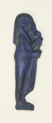 Amulet of the God Imsety (one of the four Sons of Horus) by Ancient Egyptian