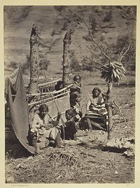 Aboriginal Life Among the Navajoe Indians, Near Old Fort Defiance, N.M. by Timothy O'Sullivan