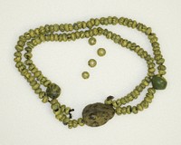 Amulet of a Duck (strung on beads) by Ancient Egyptian