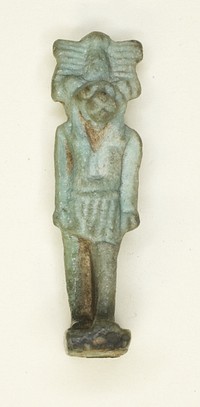 Amulet of the God Mahes by Ancient Egyptian