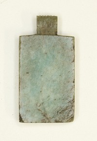 Amulet of a Writing Tablet by Ancient Egyptian