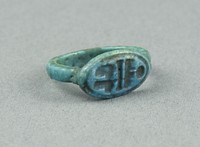 Ring: Menphetyre (Ramesses I) by Ancient Egyptian