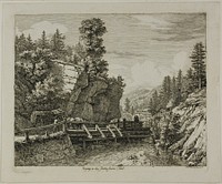 Entrance to the Guttensteiner Valley by Johann Christoph Erhard