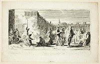 The Encampment by Joseph François Parrocel