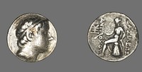 Tetradrachm (Coin) Portraying King Antiochus III The Great by Ancient Greek