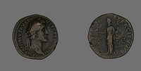 As (Coin) Portraying Emperor Antoninus Pius by Ancient Roman