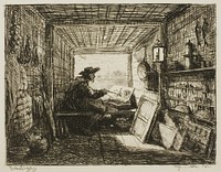 The Boat Studio, from The Boat Trip by Charles François Daubigny