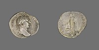 Denarius (Coin) Portraying Emperor Trajan by Ancient Roman