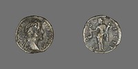Denarius (Coin) Portraying Emperor Antoninus Pius by Ancient Roman