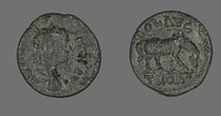 Coin Portraying Emperor Caracalla by Ancient Roman