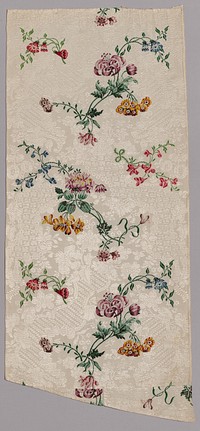 Skirt Panel for a Woman's Sack Gown by Anna Maria Garthwaite (Designer)