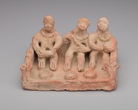 Votive Tank Shrine with Three Monkey Musicians