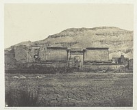 Médinet-Habou,Vue Générale des Rines, Thèbes by Maxime Du Camp