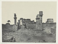 Temple d'Hermontis, Haute-Egypte by Maxime Du Camp