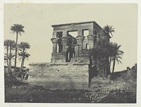 Temple Hypêthre, Philoe; Nubie by Maxime Du Camp