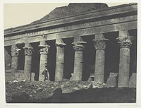 Grand Temple d'Isis à Philoe, Galerie Orientale; Nubie by Maxime Du Camp