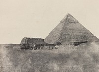 Pyramide de Chéphren, Egypte Moyenne by Maxime Du Camp